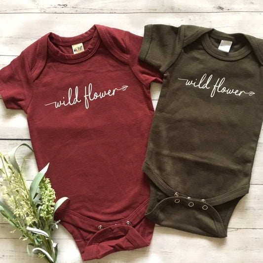 New! WILDFLOWER/Baby and Toddler Tees or Bodysuits ONLY