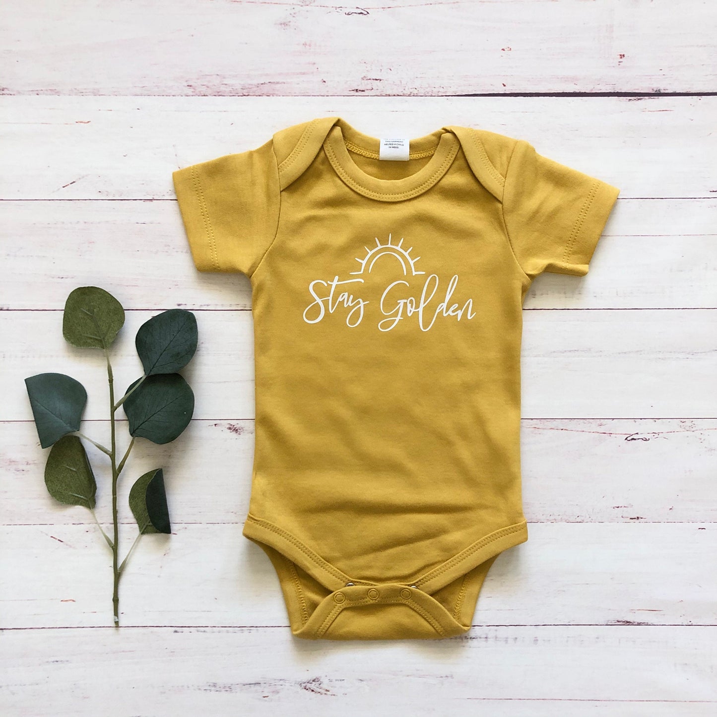 NEW! STAY Golden/ORGANIC/Graphic Shirt-Infant and Toddler sizes/Shirt Only