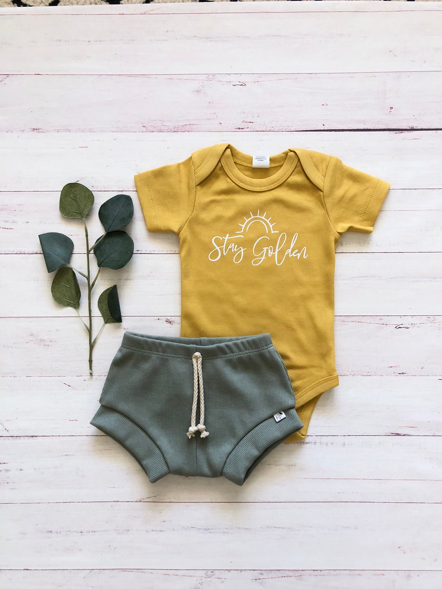 NEW! STAY Golden/ORGANIC/Graphic Shirt-Infant and Toddler sizes/Shirt Only