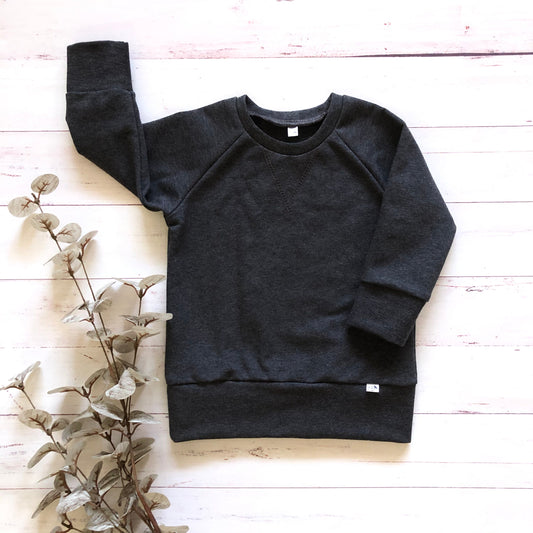 NEW!! Heathered Charcoal/Sweatshirt/Sweater/Infant Size/Toddler Size/Sweatshirt ONLY