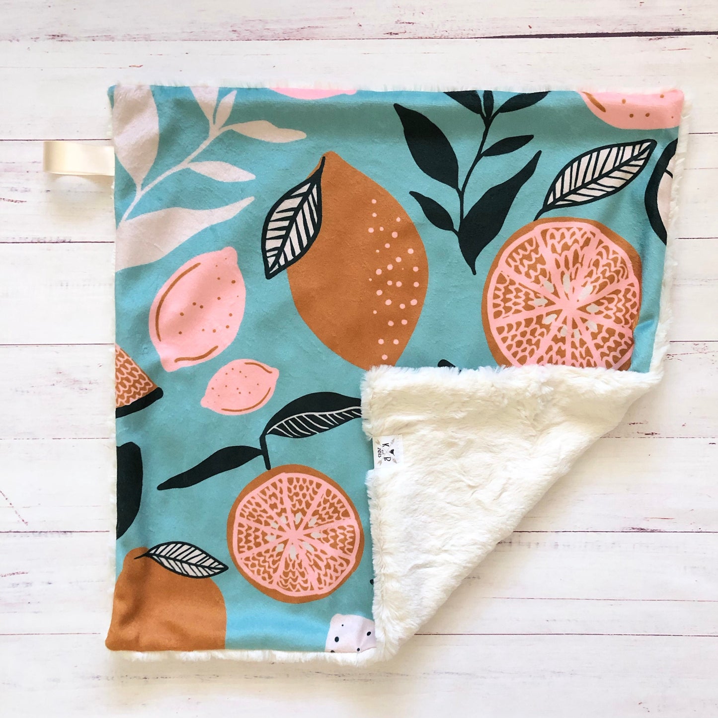 NEW! Vintage Fruit/Mini Snuggle/Lovey