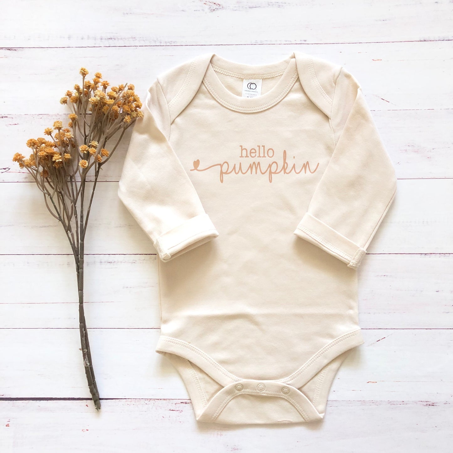 NEW! Hello Pumpkin/ORGANIC/Natural/Graphic Shirt-Infant and Toddler sizes/Shirt Only