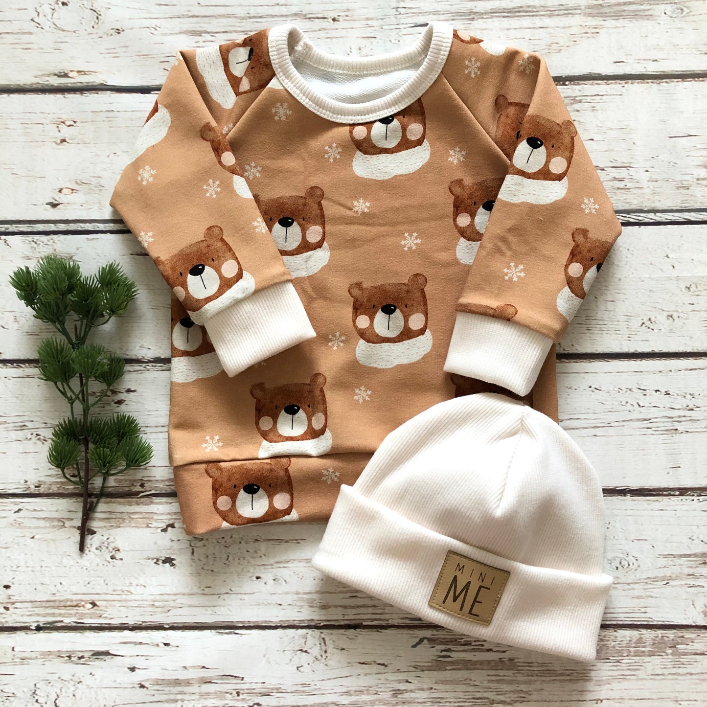 New!! Winter Bears/Pullover Style/Infant Size/Toddler Size/Shirt Only