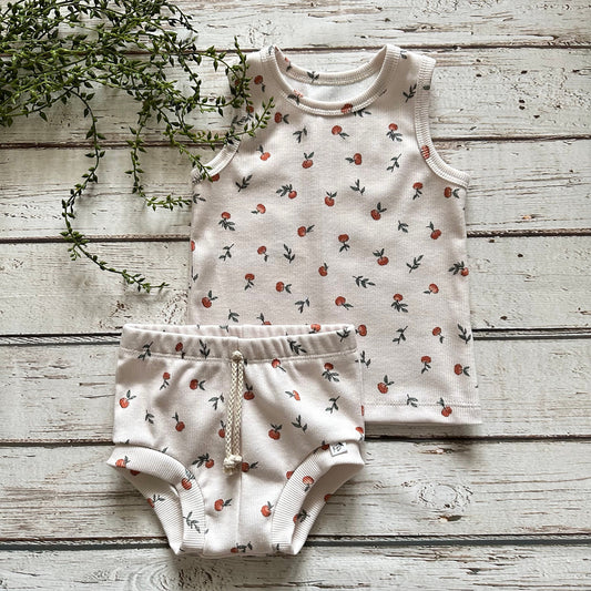 NEW!! “Sweet Mandarins”/Bummie Set/Infant Size/Toddler Size/