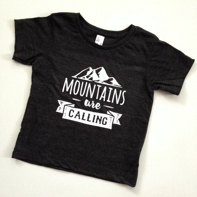 The Mountains Are Calling-Baby and Toddler Tees or Bodysuit ONLY